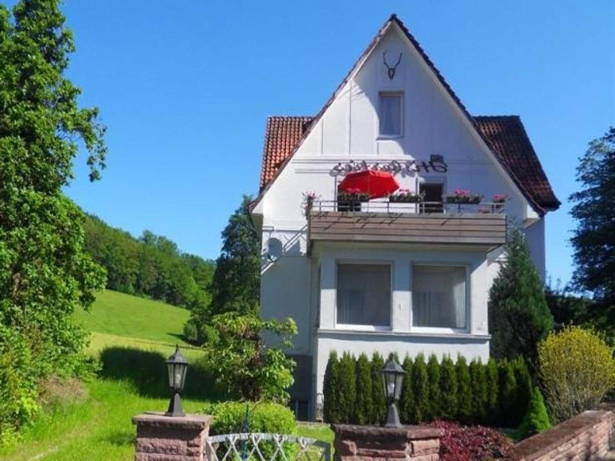 Spacious Apartment In Weser Uplands With Garden Bad Pyrmont Exterior foto